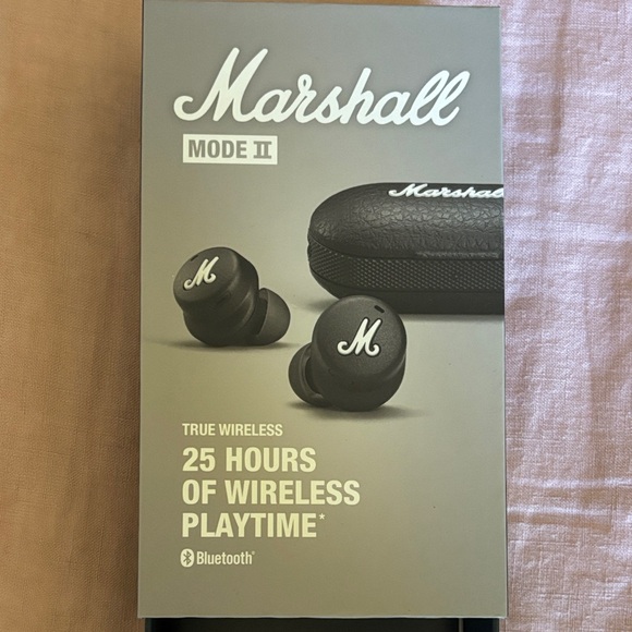 Marshall Mode II Wireless Earbuds in Black - Picture 1 of 8